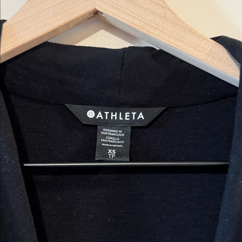 Athleta Black Robe Size XS - Wind Down Sleep‎ Robe - Picture 5 of 12